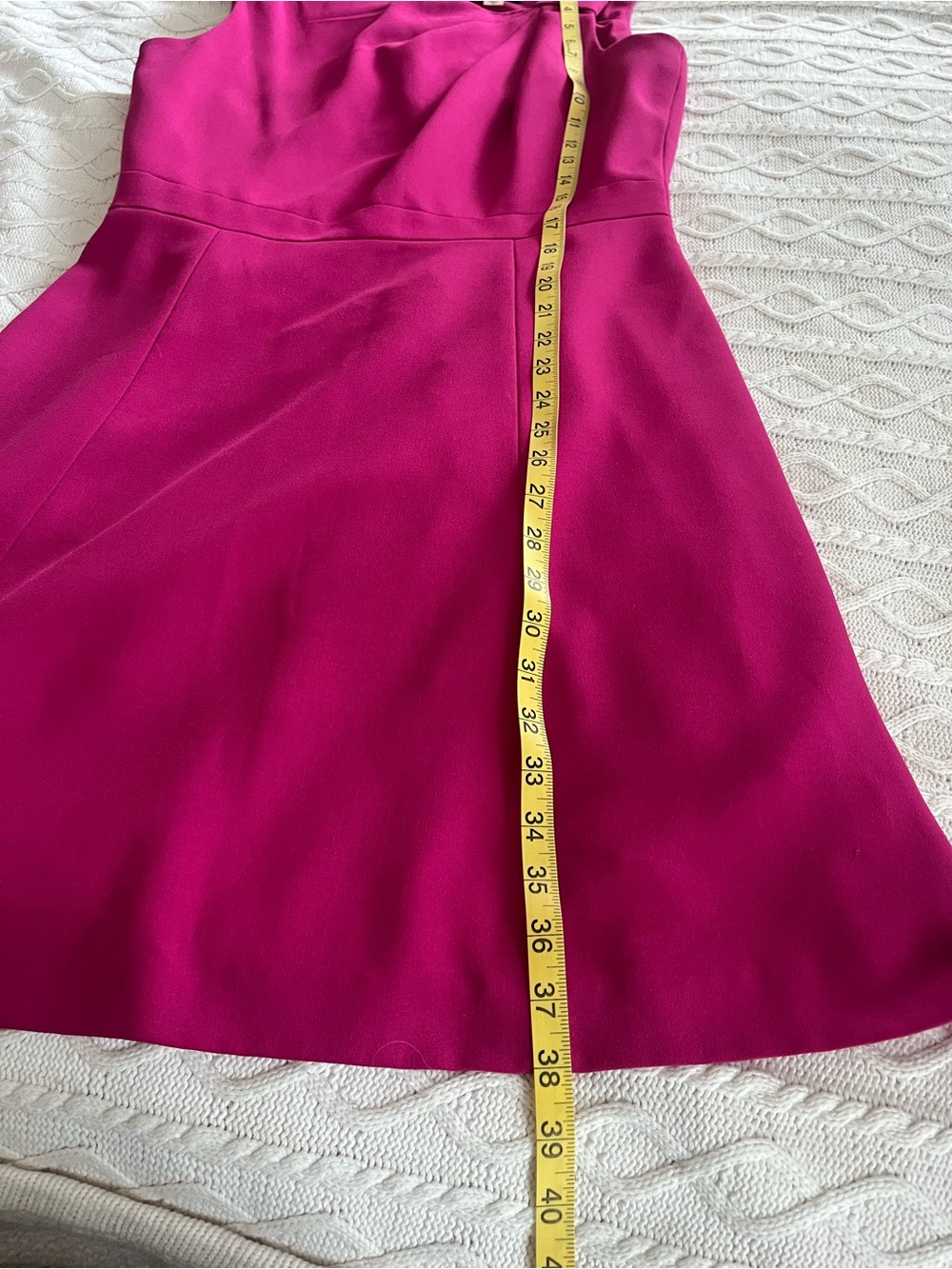 Tahari Fuchsia Dress Women's Sleeveless A-Line Dress Size 10 - Picture 6 of 15